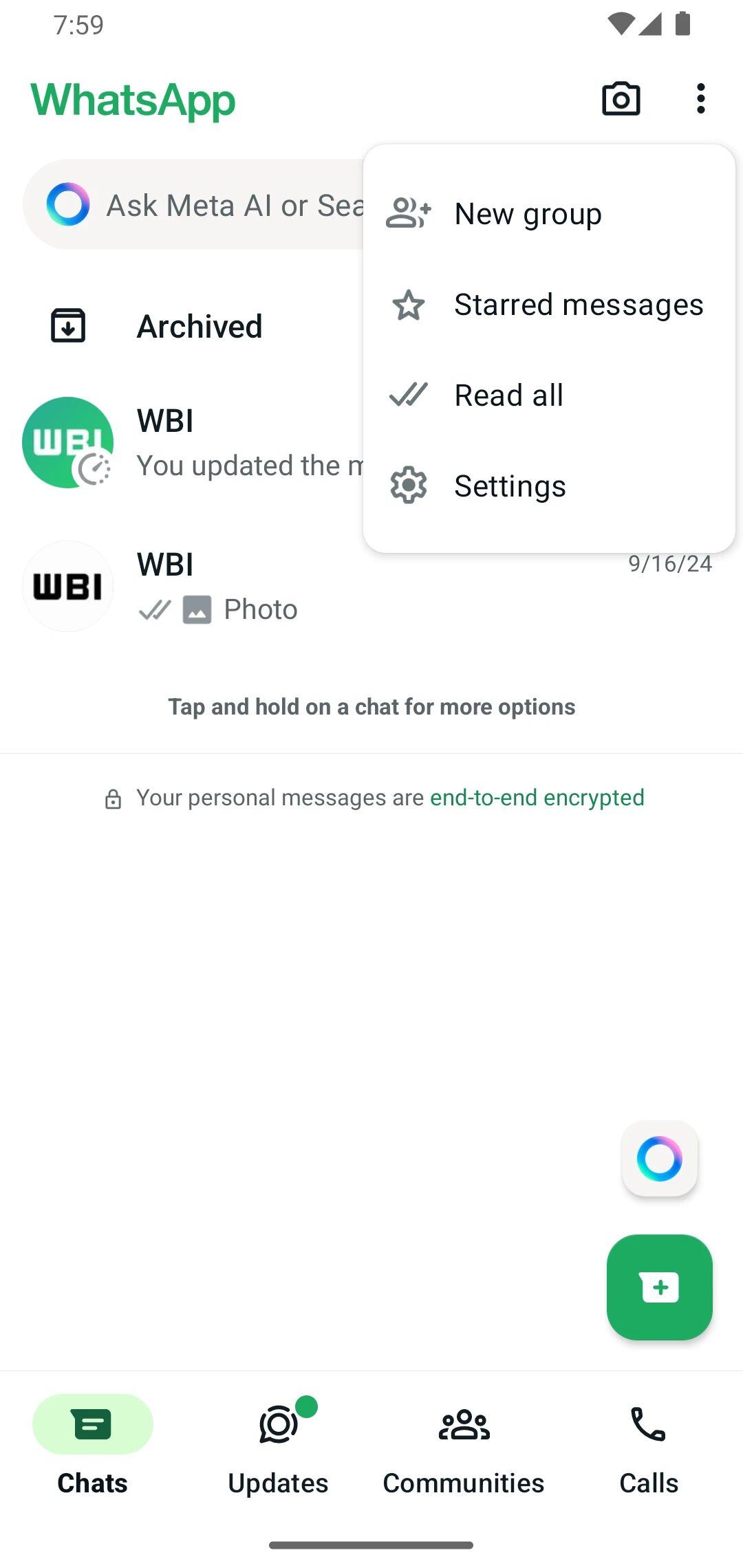 Nueva función de WhatsApp (WABetaInfo)