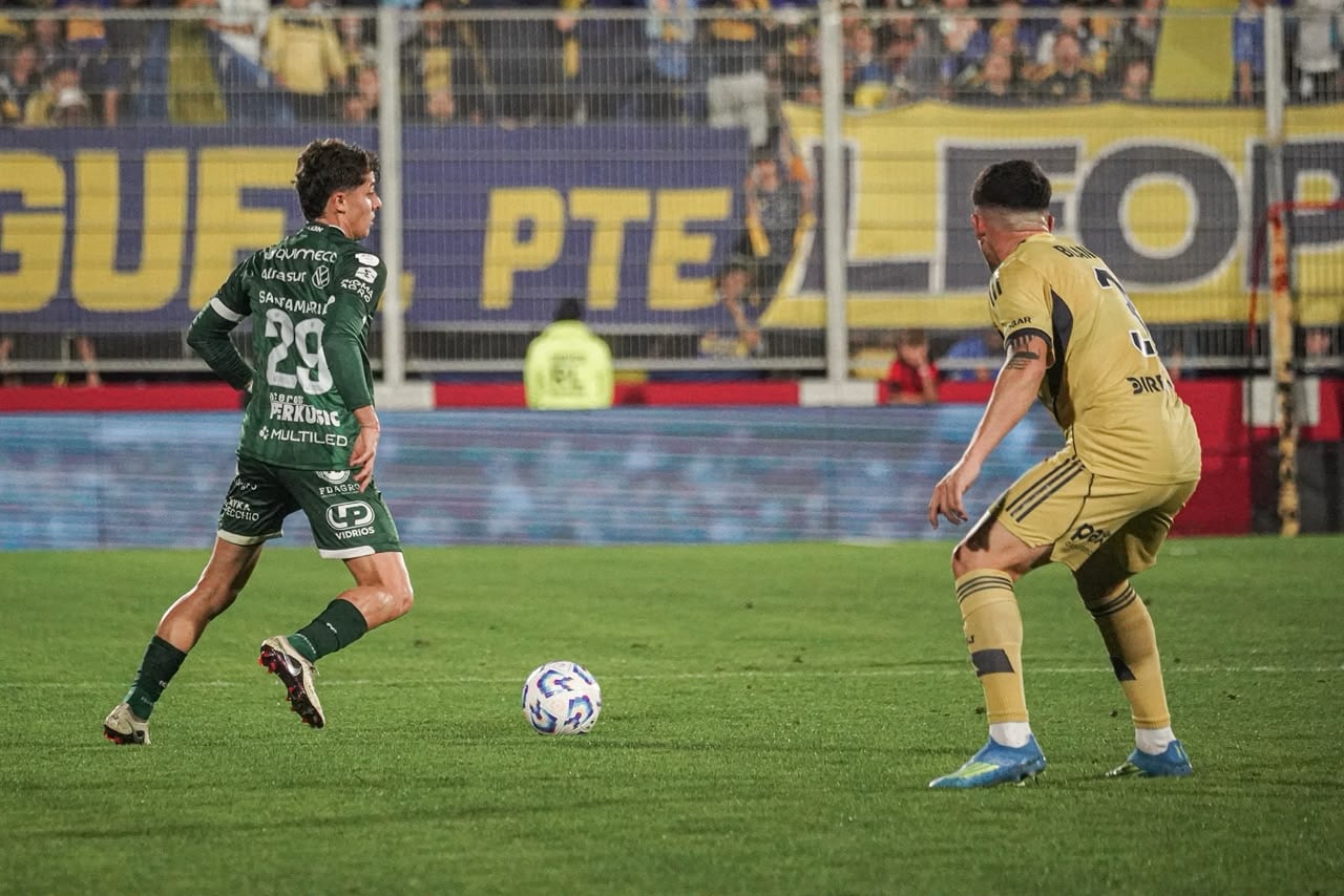 Boca vs. Sarmiento por la Copa Argentina. (Foto: @CASarmientoOf)