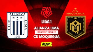 ¿Qué canales transmiten Alianza Lima vs. CD Moquegua y a qué hora juegan?