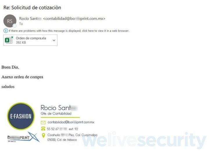 Ejemplos de engaños online (ESET)