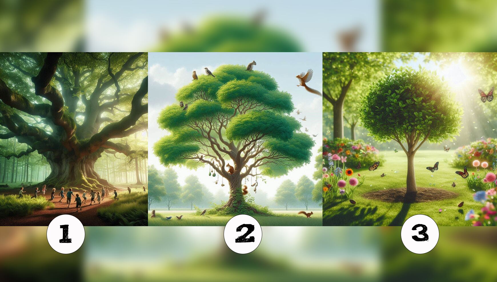 Escoge uno de los 3 árboles y descubre el camino hacia tu éxito personal y profesional (Foto: internet)