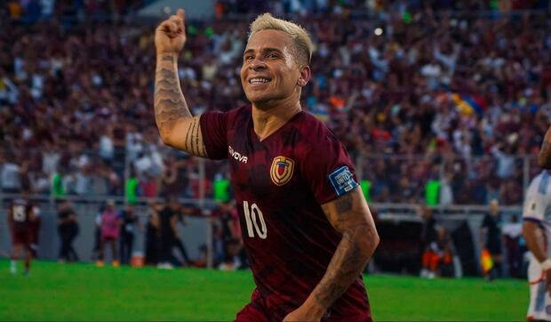 Yeferson Soteldo jugador de la Selección de Venezuela. (Foto: Agencias).