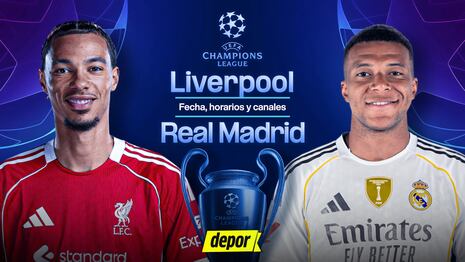 Real Madrid vs. Liverpool: canales, horarios y transmisión de la Champions League