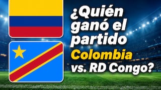 ¿Quién ganó el partido Colombia vs. RD Congo por el Mundial 2026?
