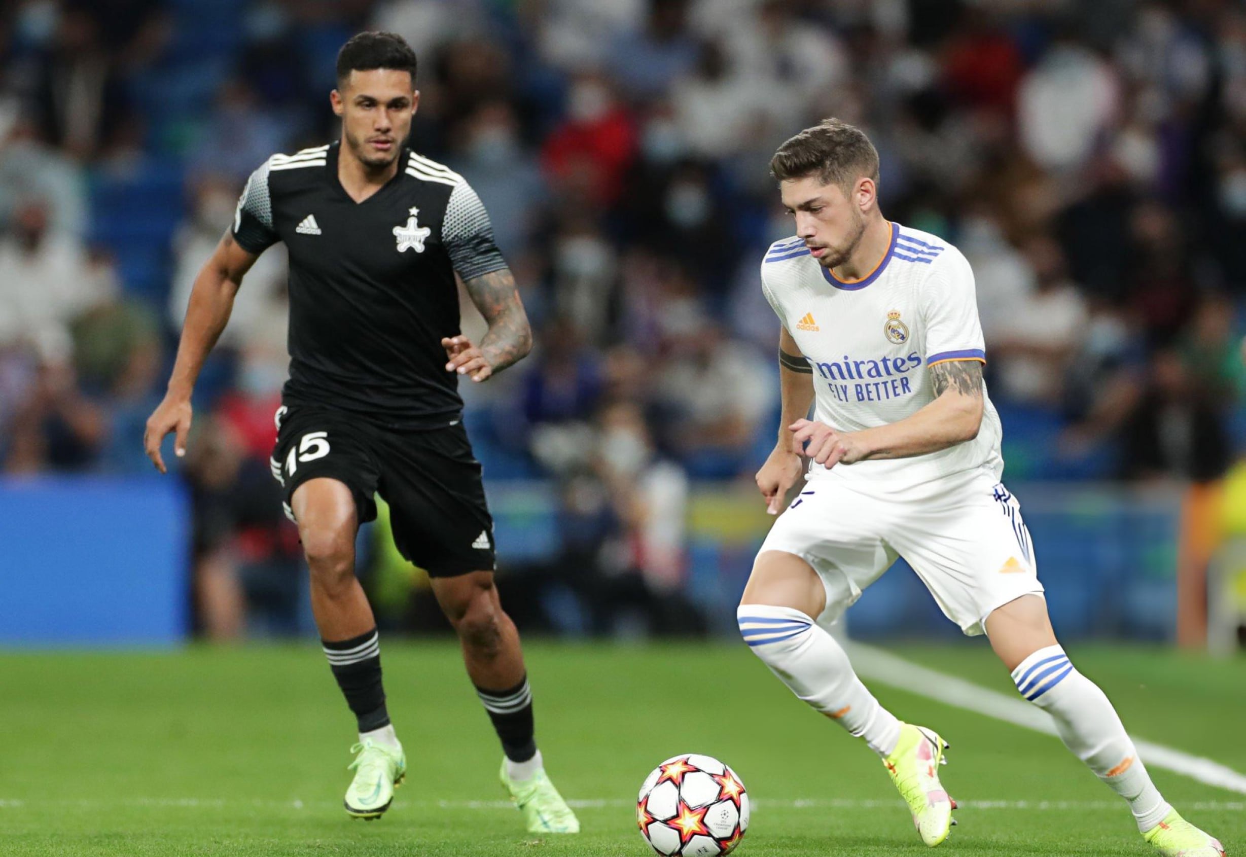 Cristiano da Silva en la victoria del Sheriff ante Real Madrid en el Santiago Bernabéu, en la Champions League 2021/22. (Foto: Getty Images)