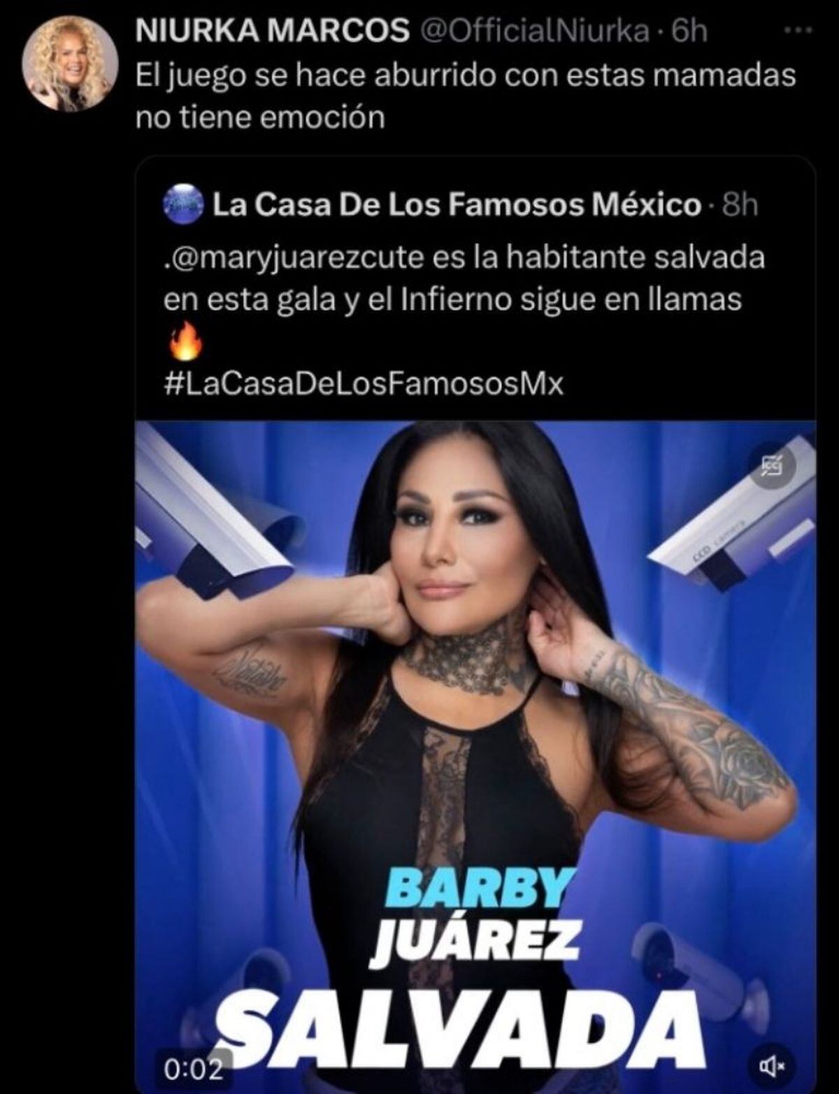 La salvación que desató la furia de Niurka Marcos con "La casa de los famosos México" (Foto: TelevisaUnivision)