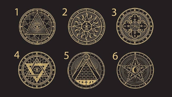 TEST VISUAL | Observa detenidamente los 5 símbolos ancestrales que se muestran en la imagen y, sin analizarlo demasiado, elige el que más te atraiga, el que más te identifique y con el que sientas una resonancia especial. | bioguia