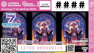Resultados Sorteo Zodíaco del domingo 7 de abril: aquí números ganadores
