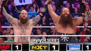 ¡Primer triunfo para Raw! The Viking Raiders ganaron la pelea de parejas en Survivor Series 2019 [VIDEO]