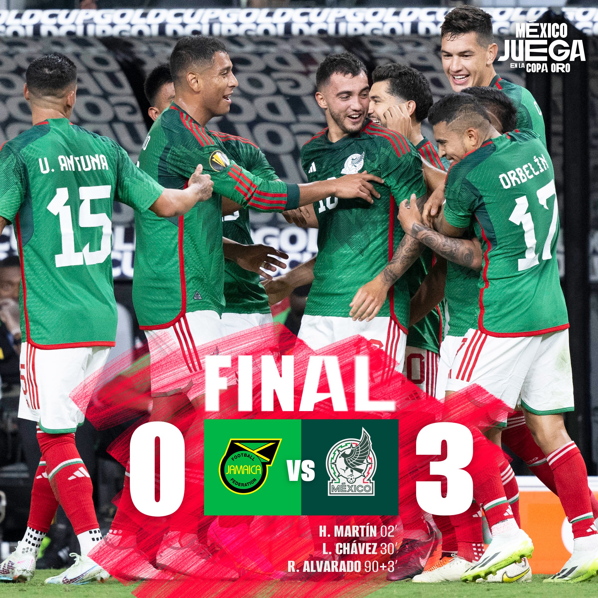 México esta en la Final de la Copa Oro