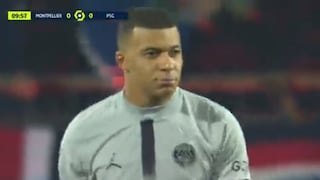 ¡Insólito! Mbappe falló penal, el VAR lo repite y volvió a errar en el PSG vs. Montpellier [VIDEO]