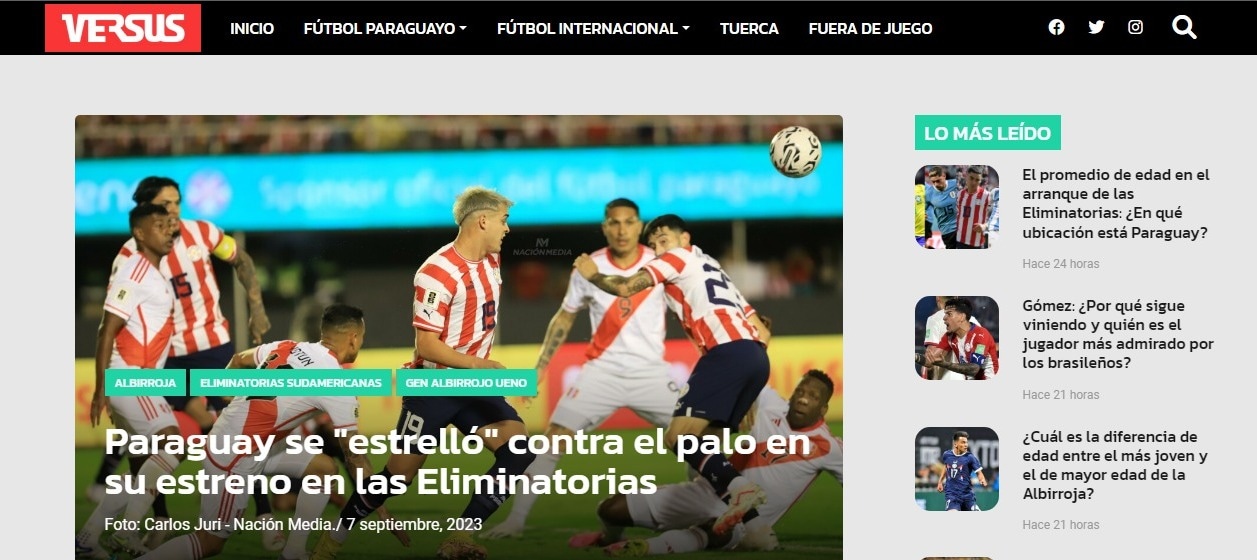 La reacción de la prensa internacional tras el empate entre Perú y Paraguay. (Imagen: Captura)