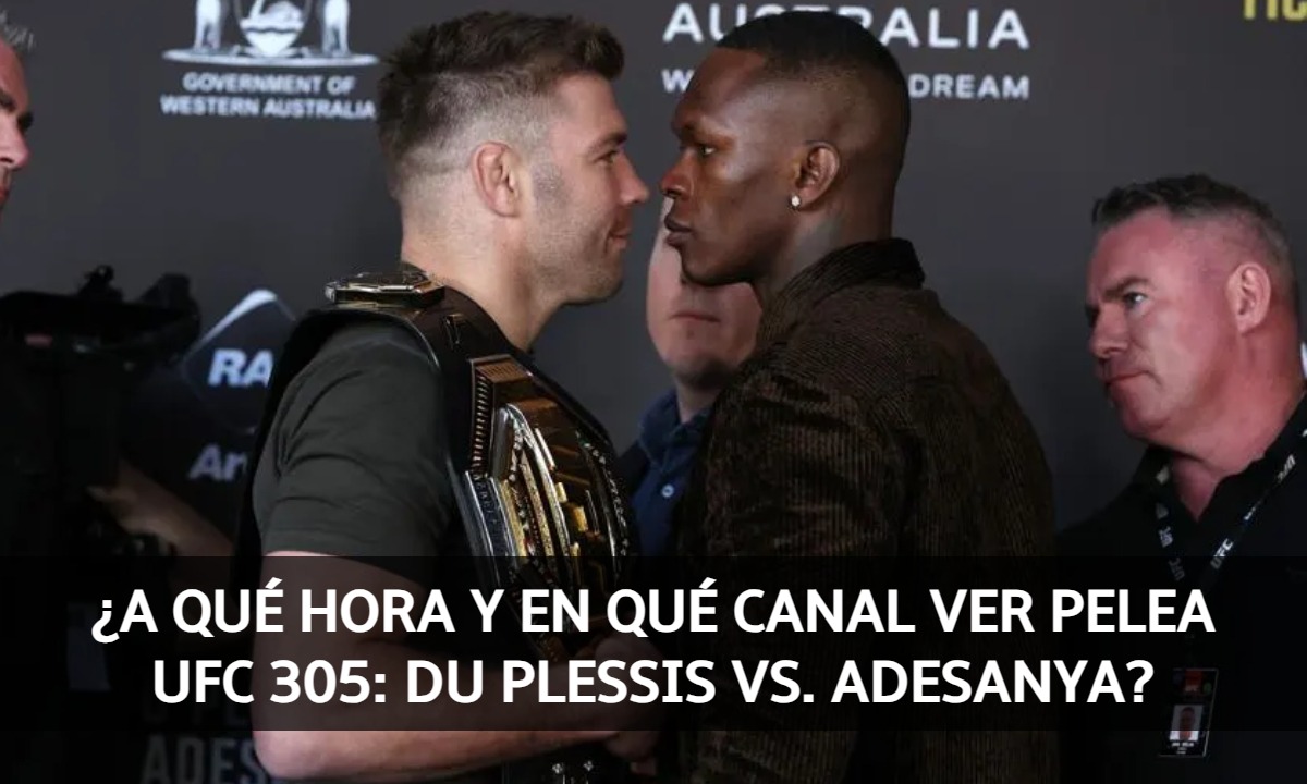 Revisa cuáles son los horarios y canales que transmiten el UFC 305: Du Plessis vs. Adesanya EN VIVO este sábado 17 de agosto. (Foto: Agencias / Composición Depor)