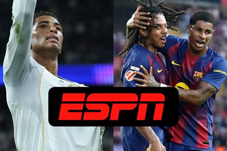 ESPN transmitió el partido Real Madrid 2-1 FC Barcelona por El Clásico (26/10/2025)