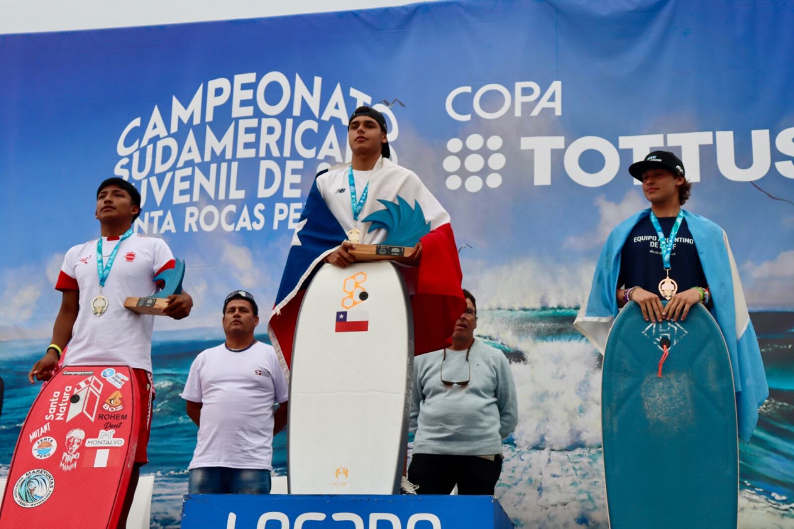 Perú obtuvo siete medallas de oro en el Sudamericano Juvenil de Surf 2024. (Foto: Difusión).