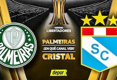 Canal de TV para ver hoy Cristal vs. Palmeiras por la Copa Libertadores