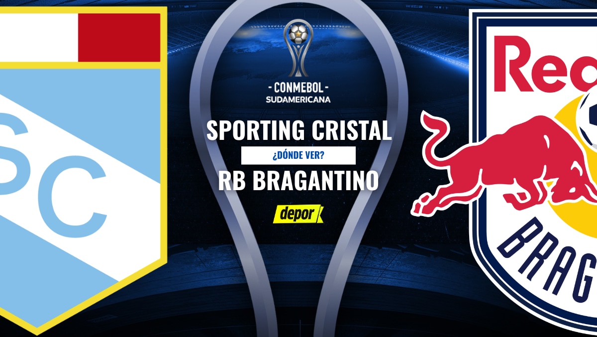 Sporting Cristal vs. RB Bragantino se enfrentan por la ida de los play-offs de la Copa Sudamericana, con la transmisión de ESPN, Disney Plus y DIRECTV. (Diseño: Depor)
