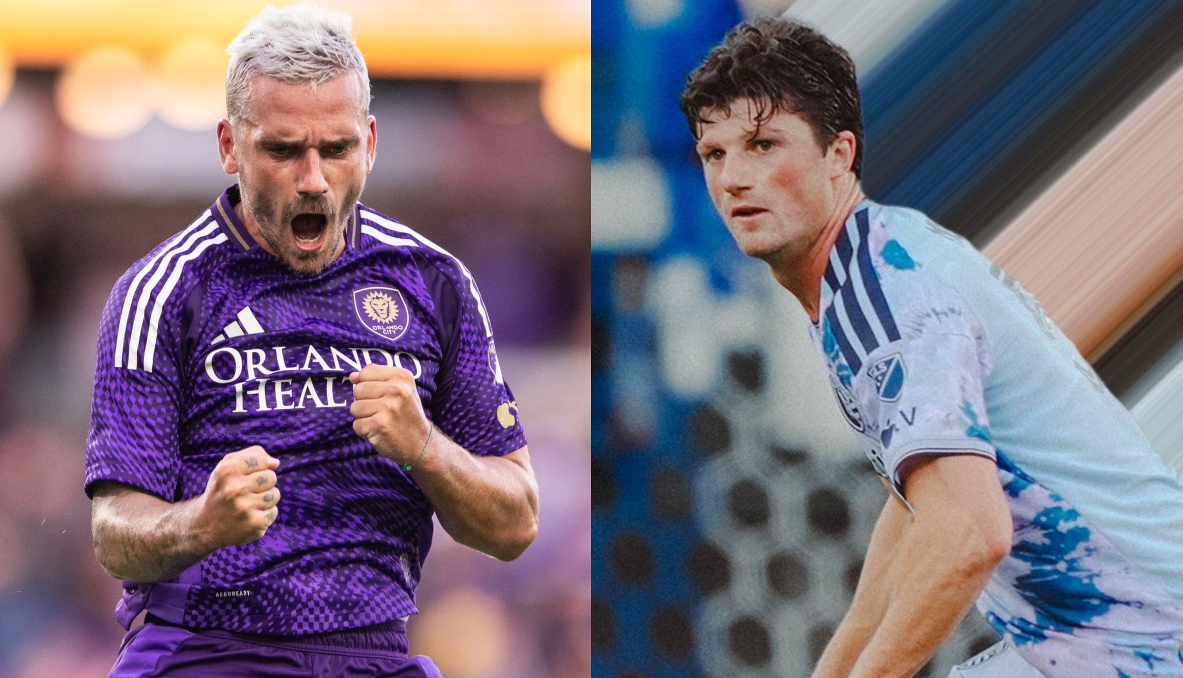 Revisa las opciones en TV y Streaming para ver Orlando City SC vs. San Jose Earthquakes, este miércoles 22 de julio, por la fecha 16 de la MLS 2026. (Foto: @sjearthquakes / @orlandocitysc / Composición Depor)
