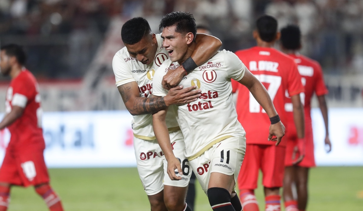 José Rivera anotó el gol del triunfo de Universitario ante Panamá. (Foto: GEC)