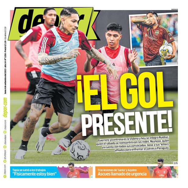 La portada impresa de hoy