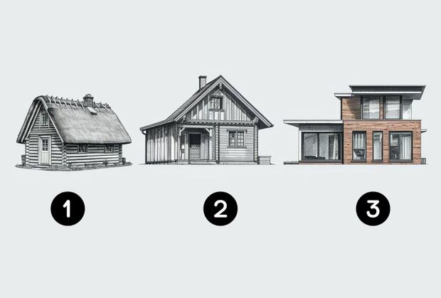 Personality test: choose one of the houses in the image to discover your main trait (Design: Depor).
