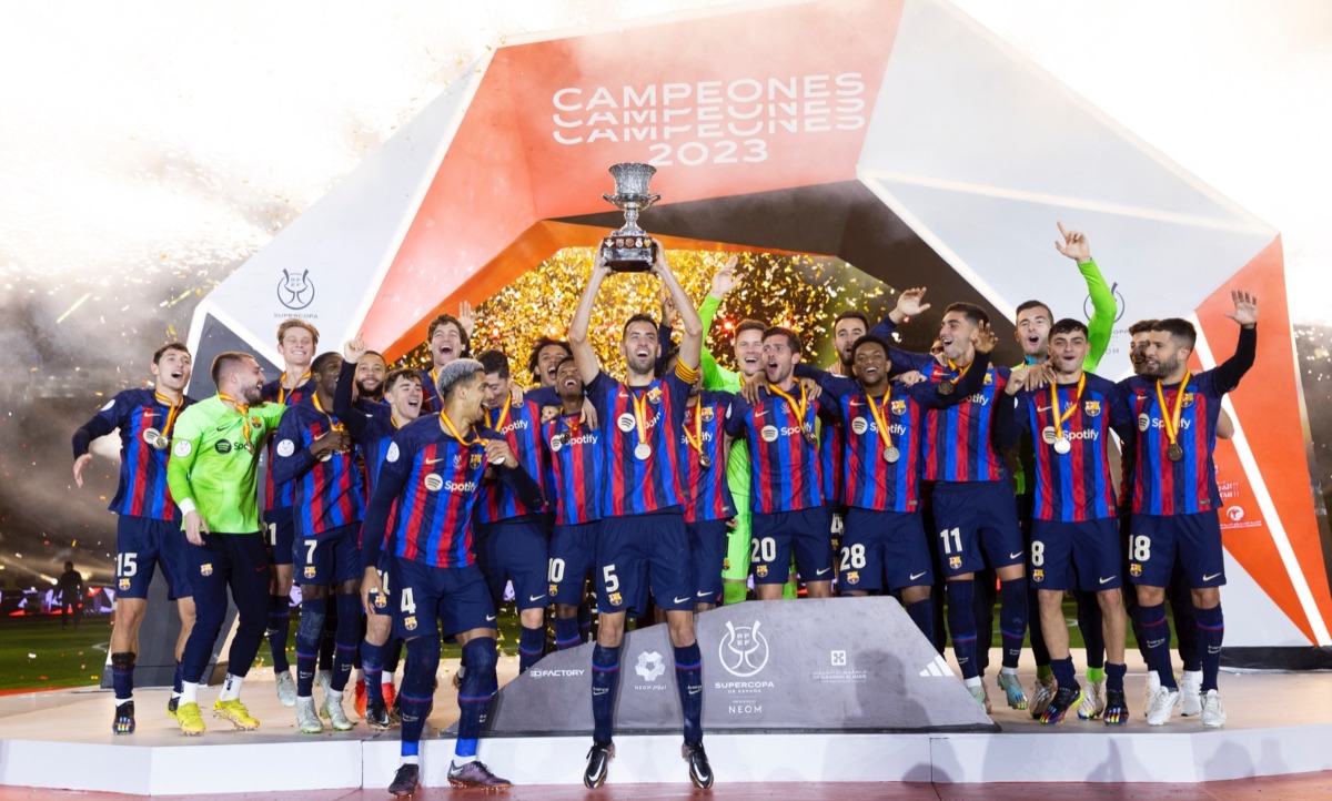 Barcelona es el vigente campeón de LaLiga y Supercopa de España. (Foto: @rfef)