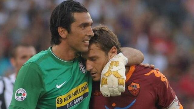 De crack a crack: el emotivo mensaje de Buffon a Totti por su despedida de la Roma