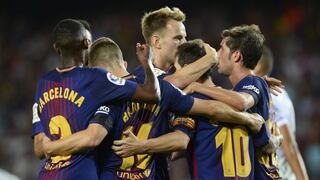 Para levantarse: Barcelona ganó 2-0 a Betis en el inicio de la Liga Santander