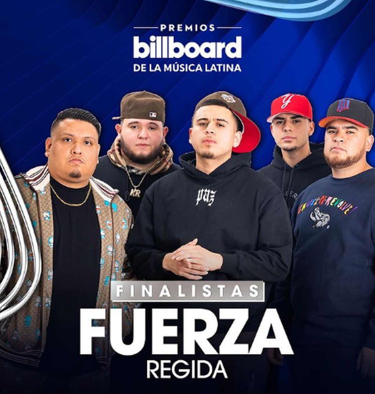 El grupo debutó en la lista Hot 100 de Billboard con la canción "Bebé dame" en colaboración con Grupo Frontera (Foto: Fuerza Regida / Instagram)