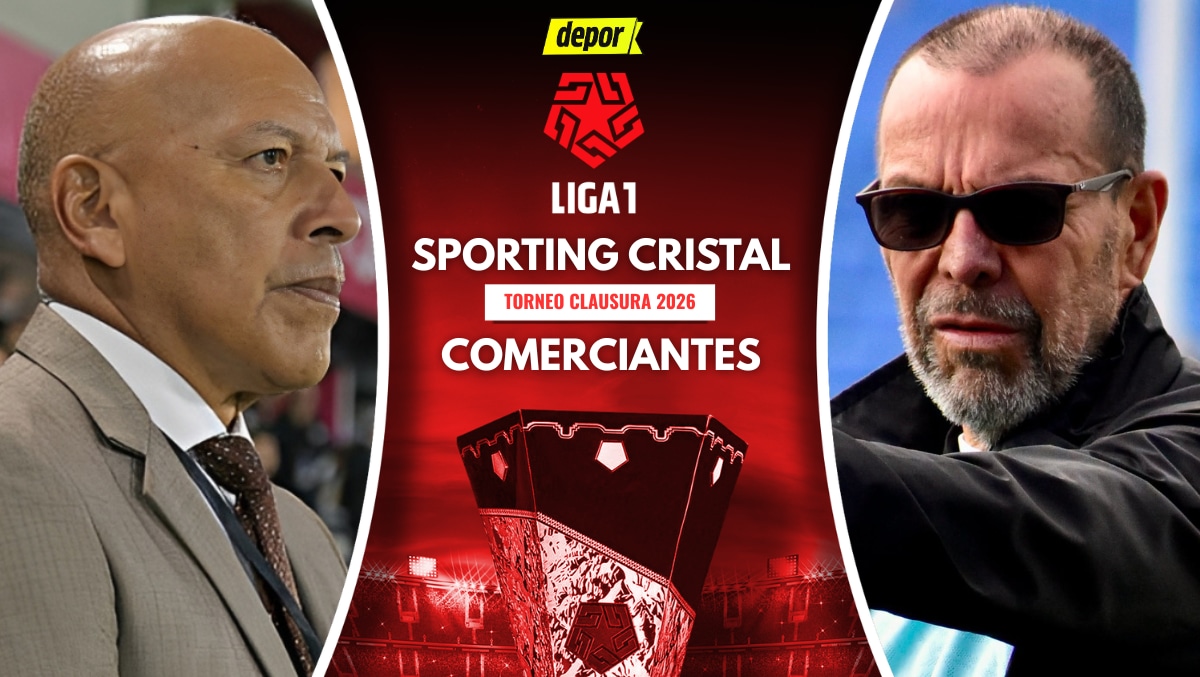 Sporting Cristal vs. Comerciantes Unidos se enfrentan por la fecha 12 del Torneo Clausura 2026, con la transmisión de Liga 1 MAX vía DIRECTV, DGO, Claro TV y Movistar TV. (Diseño: Depor)
