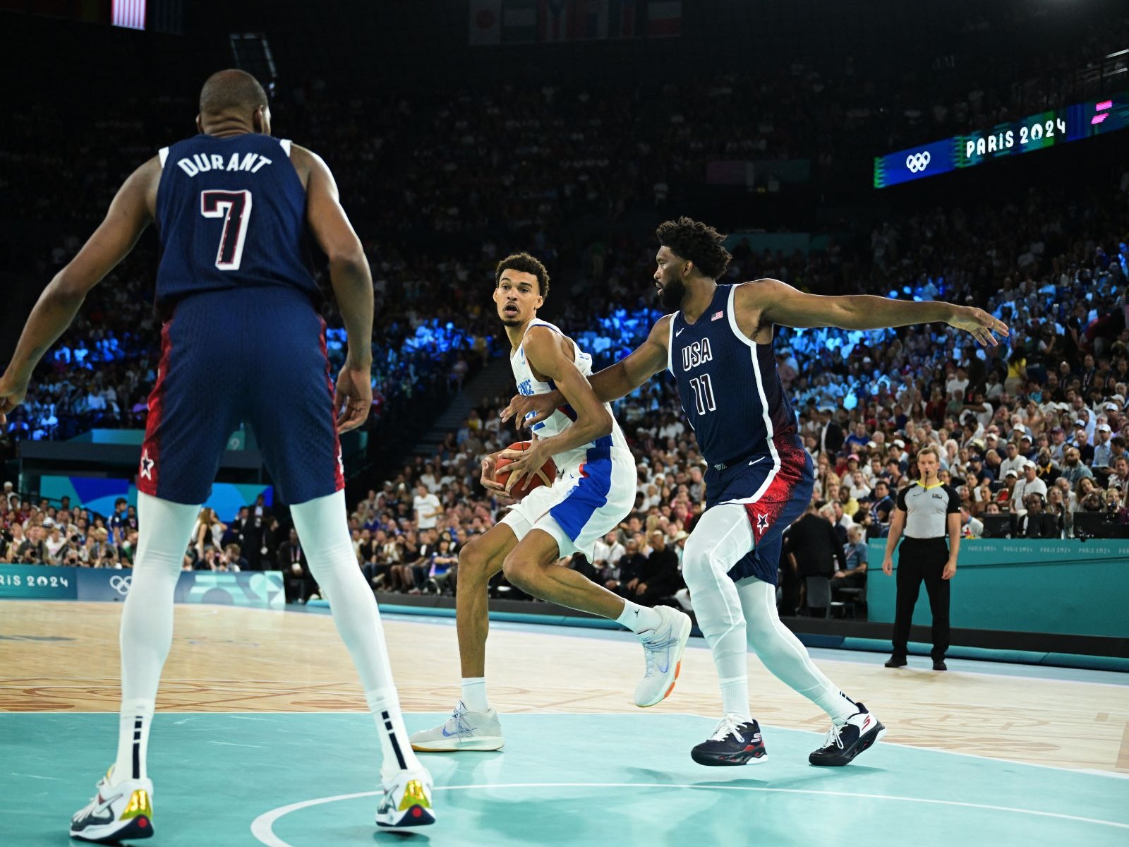 Estados Unidos bate a Francia 98-87 y logra su quinto oro consecutivo en básquet masculino | Foto: AFP