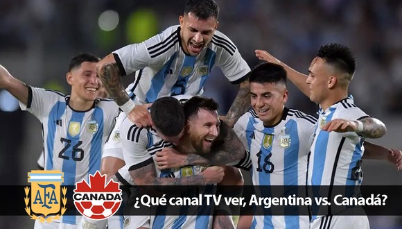 La Selección Argentina juega contra Canadá este 20 de junio por el grupo A de la Copa América 2024. (Foto: AFP/Composición Depor)