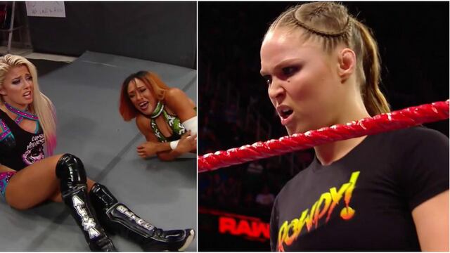 ¡Imparable! Ronda Rousey desató su furia contra la seguridad de Alexa Bliss antes de SummerSlam