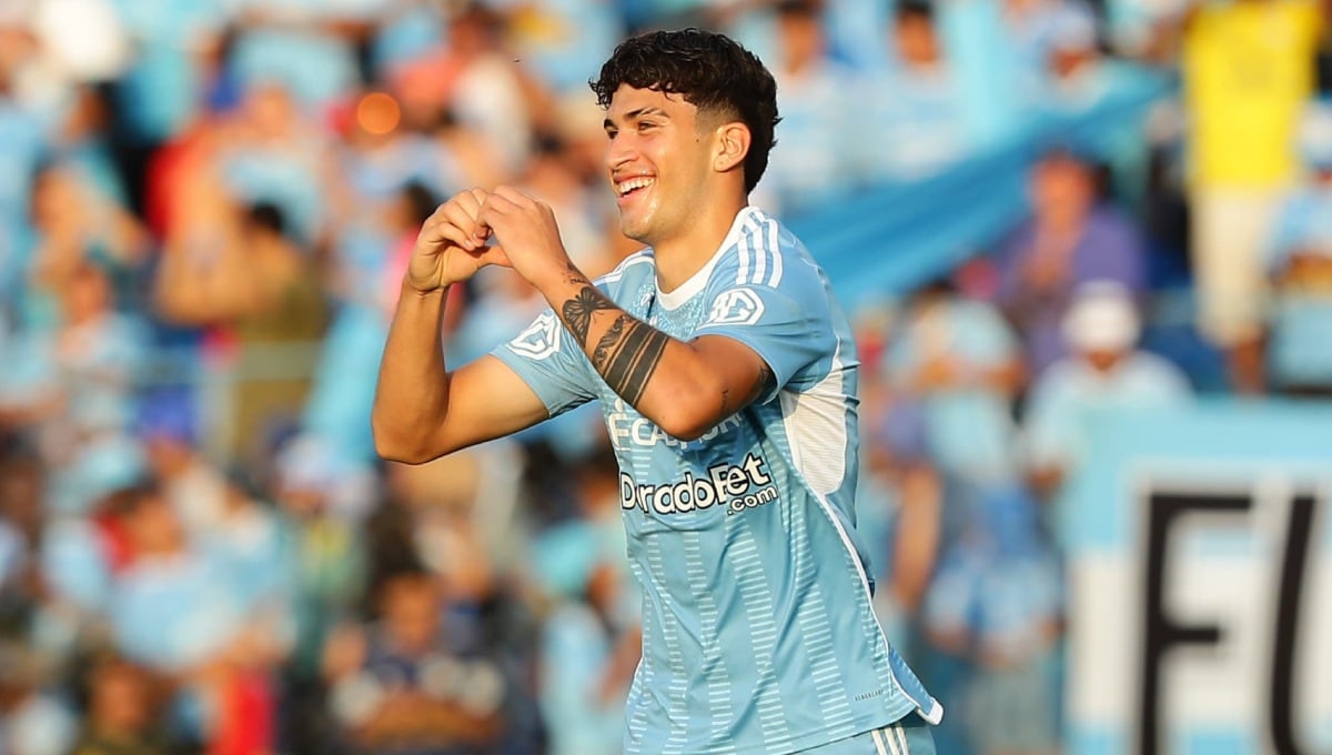 Diego Otoya marcó el 4-0 en la goleada de Sporting Cristal. (Foto: Jesús Saucedo / Depor)