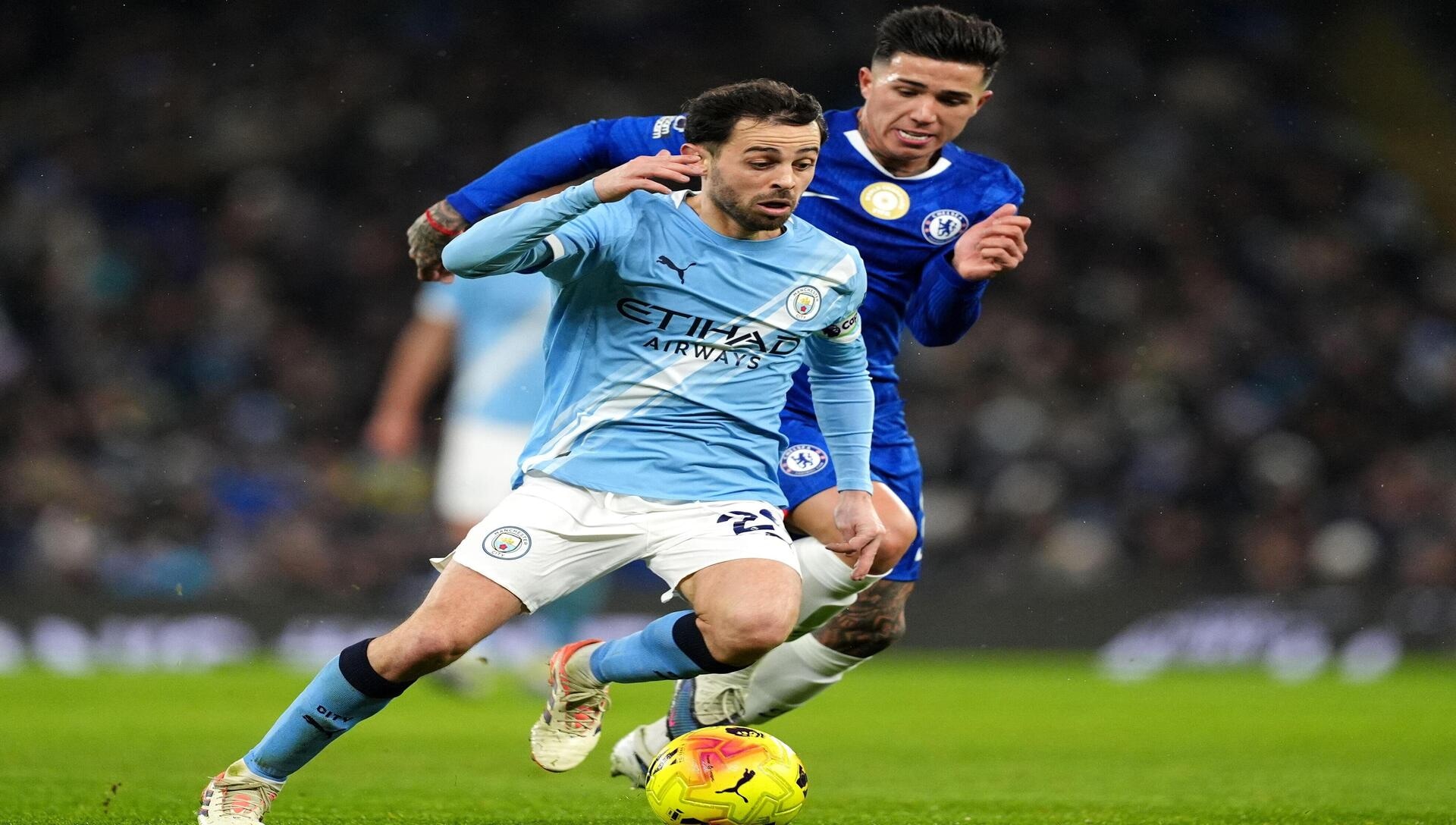 Los Citizens necesitan los tres puntos en el duelo Manchester City vs Brigton para seguir peleando el título (Crédito: Alamy Stock Photo).