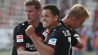 Con 'Chicharito' Hernández, Leverkusen venció 3-1 al Hamburgo por Bundesliga