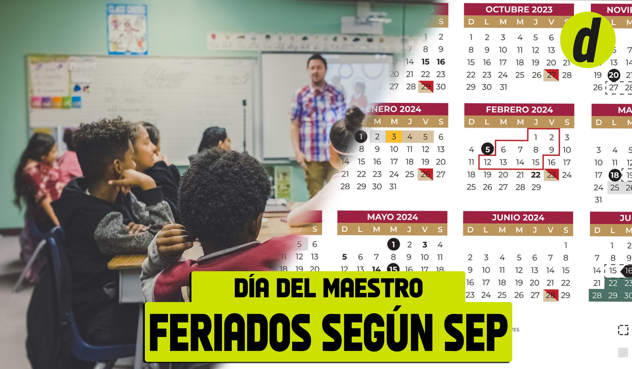 Conoce todos los detalles sobre el día del maestro en México (Foto: Depor)