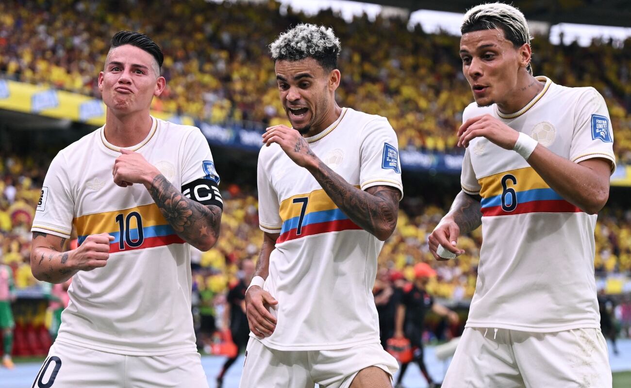 Colombia se ubica en el segundo lugar de la tabla de posiciones de las Eliminatorias. (Foto: AFP)