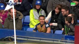 Alexis Sánchez: ¿Por qué terminó en las gradas en pleno partido de Arsenal?