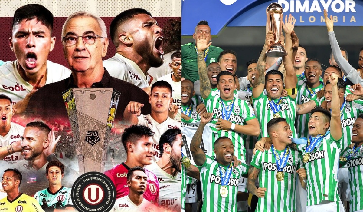 Universitario de Deportes se enfrentará contra Atlético Nacional en amistoso por Desafío de Campeones en Miami. (Foto: Composición).