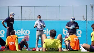 Sorpresa en el entrenamiento: Bartomeu visitó a Messi, Setién y compañía en la Ciudad Deportiva del Barcelona
