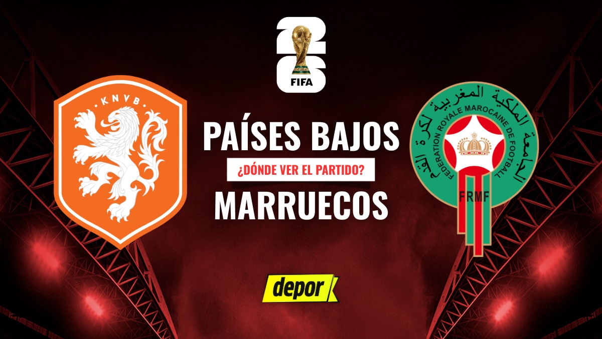 Países Bajos vs. Marruecos por los dieciseisavos de final. (Foto: Composición Depor)