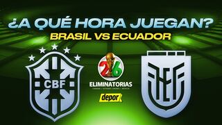 A qué hora juega Brasil vs. Ecuador: fecha 7 de las Eliminatorias 2026