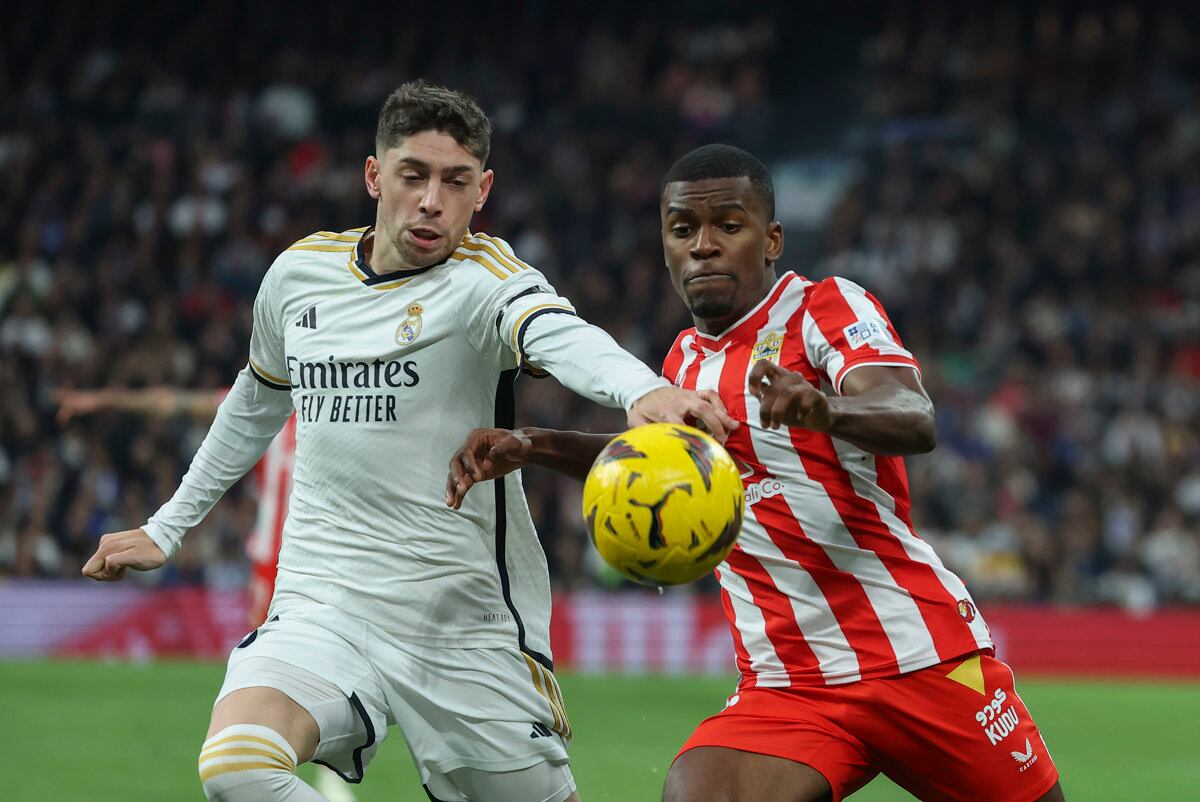 Real Madrid enfrentó a Almería por la fecha 21 de LaLiga de España. (Foto: EFE)