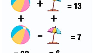 Descifra los valores de ambos objetos y resuelve este complicado reto matemático