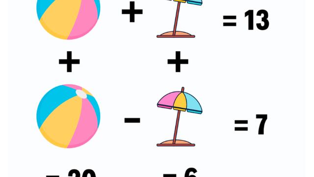Descifra los valores de ambos objetos y resuelve este complicado reto matemático