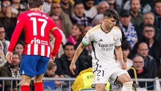 ¡Empate sobre el final! Real Madrid igualó 1-1 con Atlético Madrid en el derbi de España