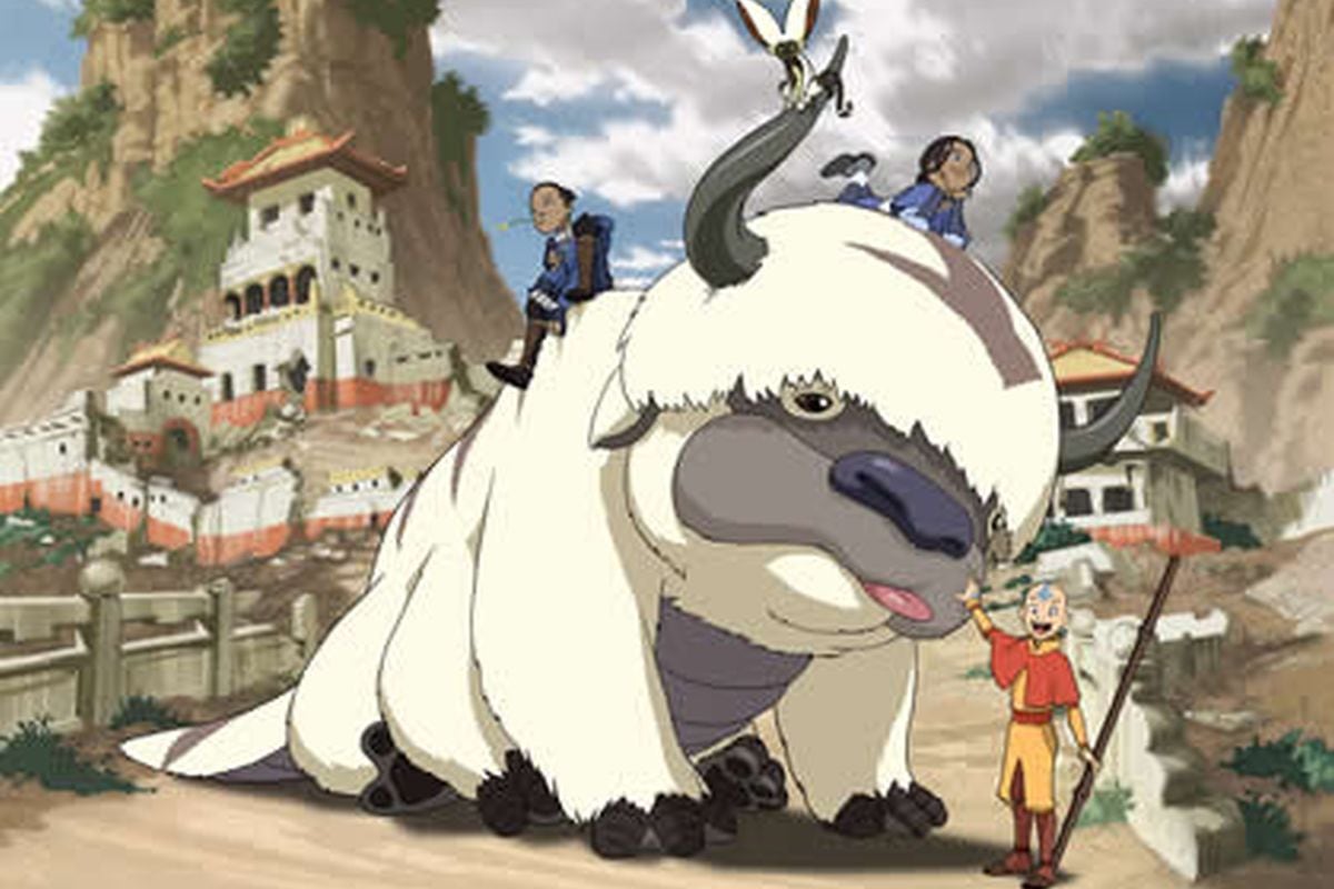 El bisonte Appa también tiene las marcas de la flecha, al igual que Aang (Foto: Nickelodeon)