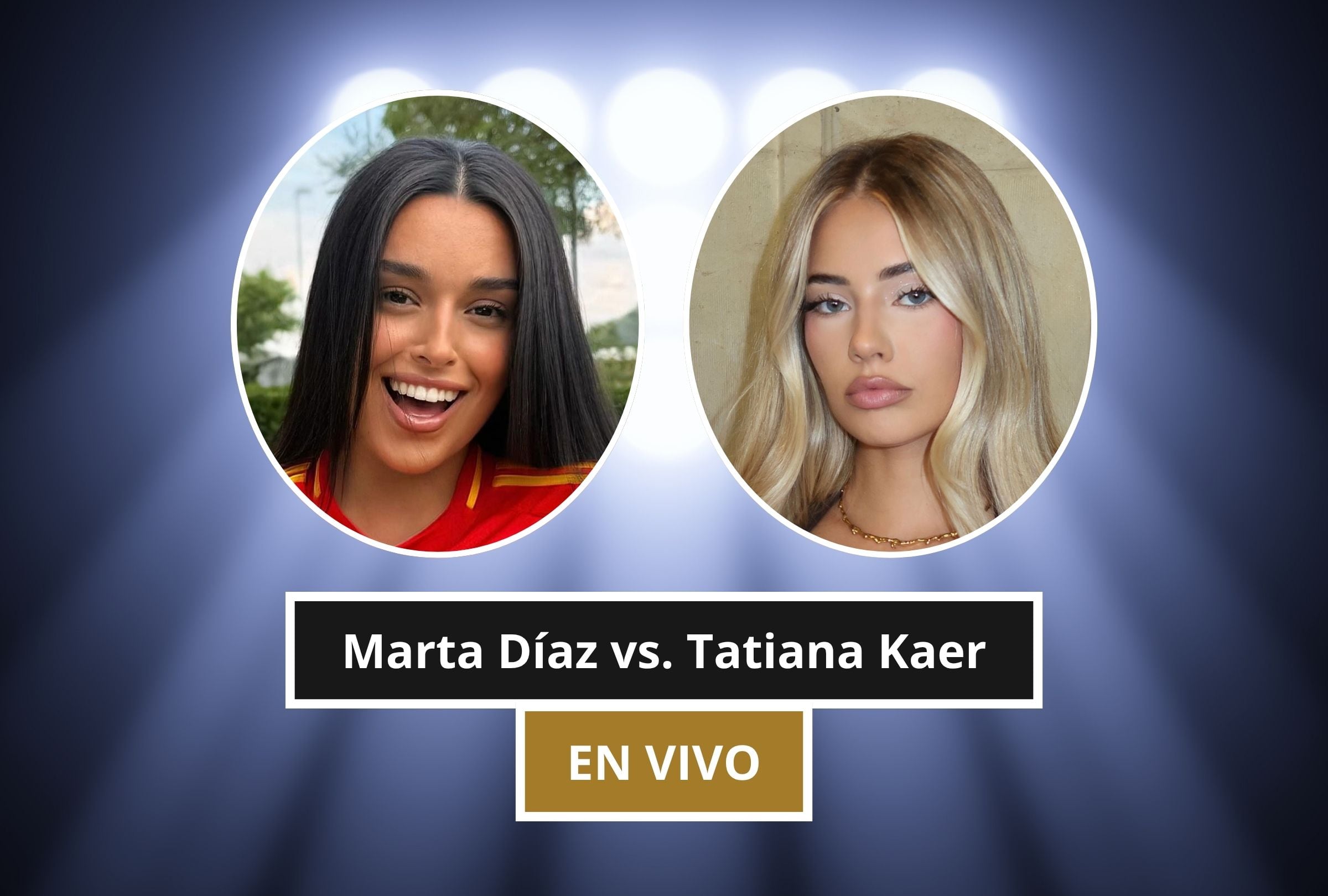 La pelea Marta Díaz vs. Tatiana Kaer por La Velada del Año VI apunta a ser intensa de principio a fin. (Foto: @martaa_diiaz / @tatianakaer / Instagram y Composición Canva - Depor)
