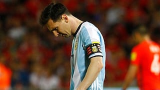 Lionel Messi dejó una estadística para el olvido en el Chile vs. Argentina